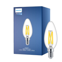 Philips bombilla LED E14 WarmGlow vela filamento regulable de 5.9 (60W) LPH02561