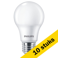 Philips bombilla LED E27 Pera A60 Mate 3000K de 4,9W (40W) | Pack 10 uds