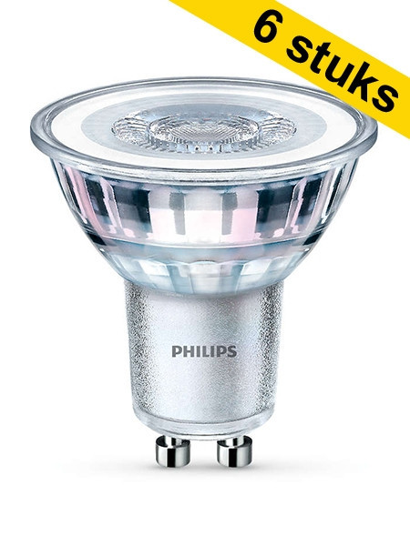 Philips bombilla LED GU10 4000K 4.6W (50W) | Pack 6 uds LPH00204 - 1