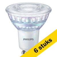 Philips bombilla LED GU10 Luz cálida 2200-2700 K de 6,2 W (80 W) | Pack 6 uds