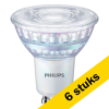 Philips bombilla LED GU10 Luz cálida 2200-2700 K de 6,2 W (80 W) | Pack 6 uds LPH01272 - 1