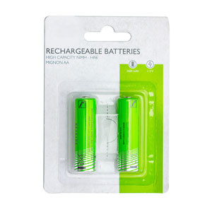 Pilas Recargables AA 2600mAh (2 unidades)