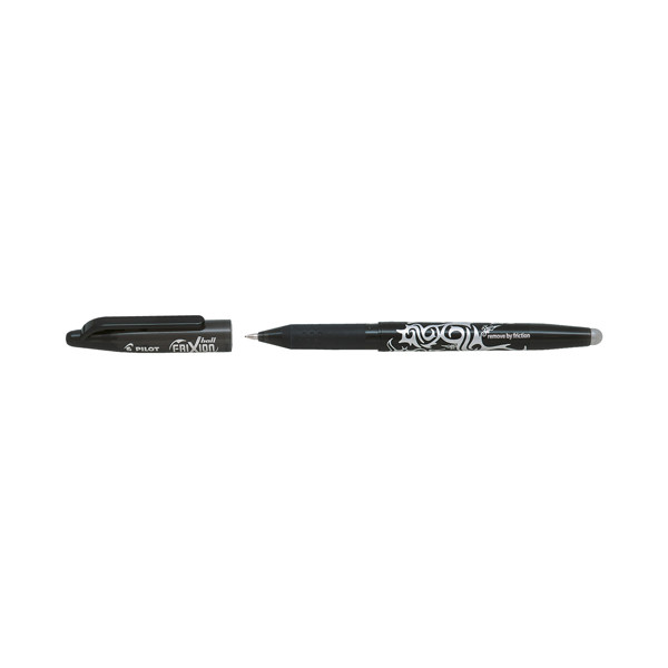 Pilot Frixion Bolígrafo Negro de tinta borrable (0.4mm) 2260001 405001 - 1