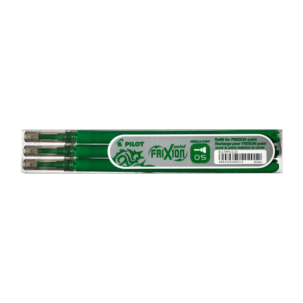 Pilot Frixion Point Recambio para bolígrafo verde 3 unidades 405039 - 1