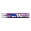Pilot Frixion Recambio de bolígrafo morado (3 unidades)