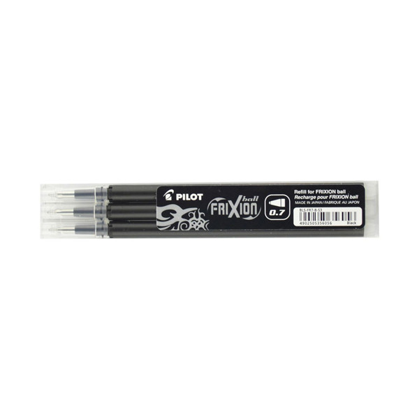 Pilot Frixion Recambio de bolígrafo negro 3 unidades 405014 - 1