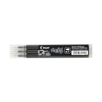 Pilot Frixion Recambio de bolígrafo negro 3 unidades 405014