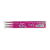 Pilot Frixion Recambio de bolígrafo rosa (3 unidades)