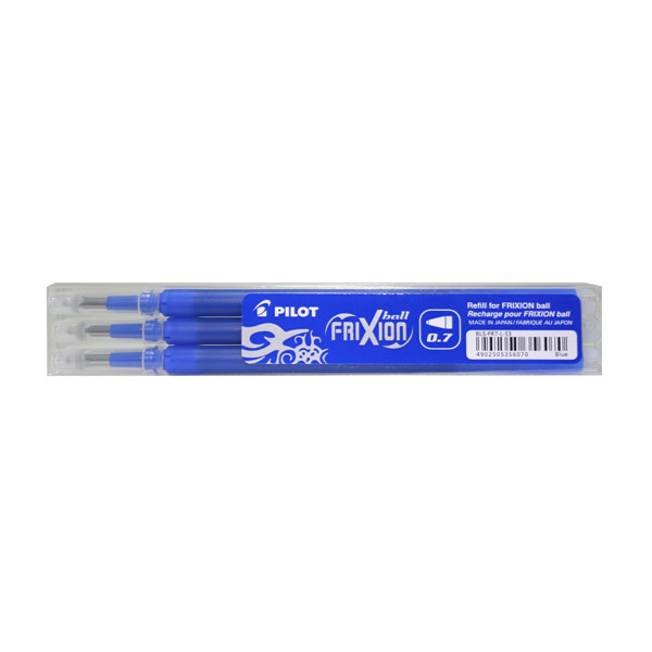 Pilot Frixion Recambio para bolígrafo azul 3 unidades 405015 - 1