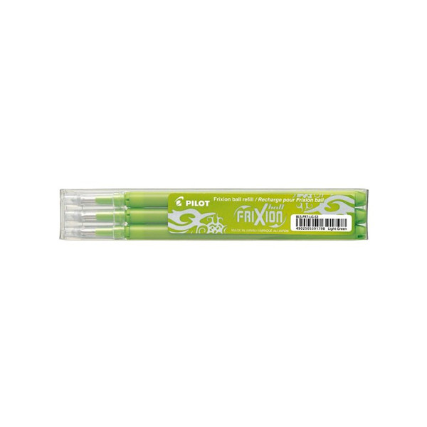 Pilot Frixion Recambio para bolígrafo verde claro (3 unidades) 391798 405043 - 1