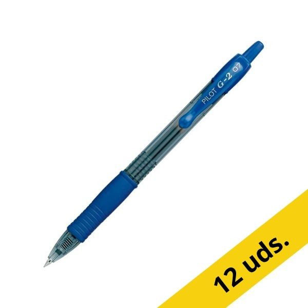 Pack: 12x Pilot Bolígrafo Roller de gel azul 427437 - 1