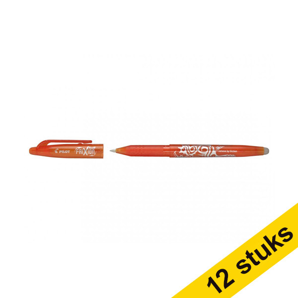 Pack 12x Pilot Frixion Bolígrafo naranja 240071 - 1