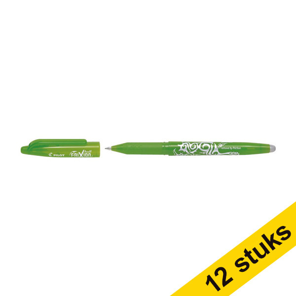 Pack 12x Pilot Frixion Bolígrafo verde claro 240070 - 1