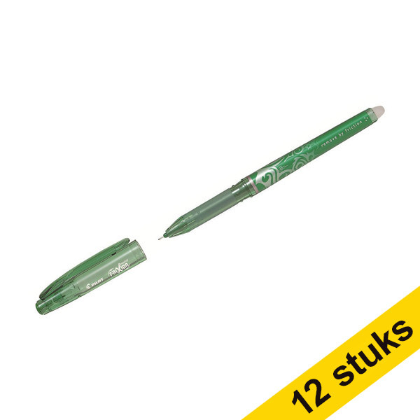 Pack 12x Pilot Frixion Point Bolígrafo de tinta verde 240088 - 1