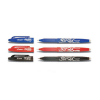 Pack 3x Pilot Frixion Bolígrafo (azul, negro y rojo) (0.4mm) 405006 - 1