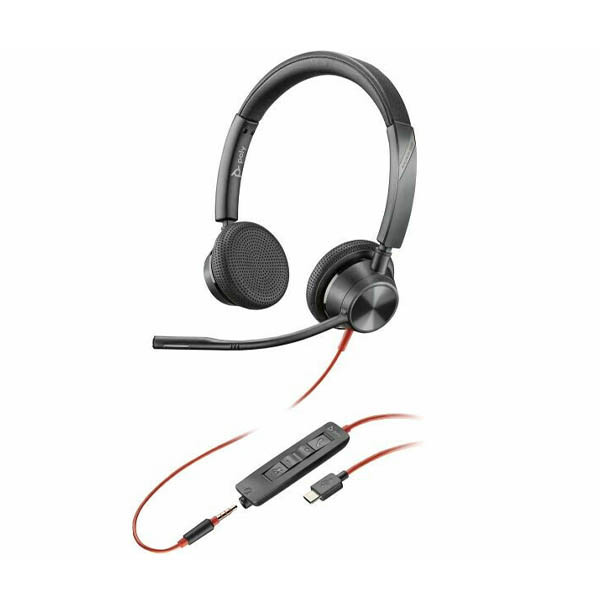 Poly Blackwire 3325 Auriculares con cable