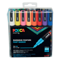 Posca Pack x16: POSCA PC-3M rotulador (0,9 - 1,3 mm redondo) PC3M/16AASS21 424111