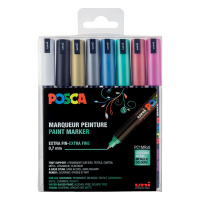 Posca Pack x8: POSCA PC-1MR rotulador (0,7 mm redondo) PC1MR/8AASS19 424035