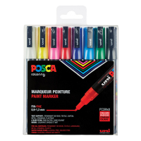 Posca Pack x8: POSCA PC-3M rotulador (0,9 - 1,3 mm redondo) PC3M/8 424109