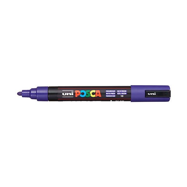 Rotulador de pintura POSCA PC-5M azul de Prusia (redonda de 1,8 - 2,5 mm)