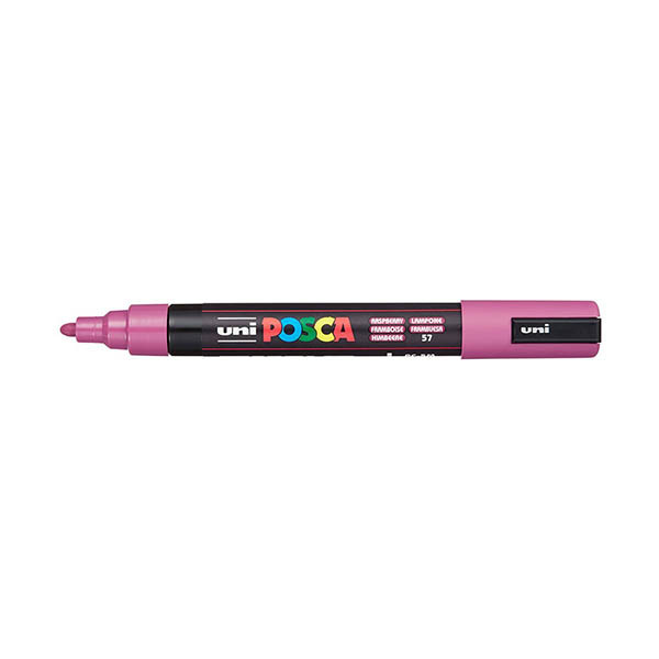 Rotulador de pintura POSCA PC-5M color frambuesa (redondo de 1,8 - 2,5 mm)
