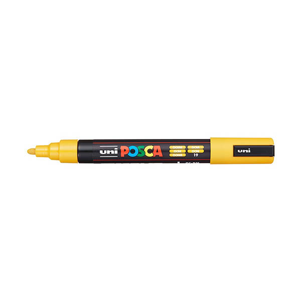 Rotulador de pintura ocre POSCA PC-5M (redonda de 1,8 - 2,5 mm)