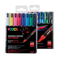 Set de rotuladores de pintura POSCA PC-1MR/PC-5M (16 piezas) 424478