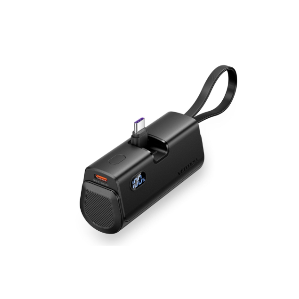 PowerBank 4800 mAh batería externa con carga rápida USB-C 22.5W negro PBC5000BK 426582 - 1