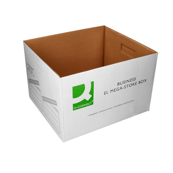Q-connect caja de cartón  para 4 cajas de archivo (295x383x430mm)  426577 - 1