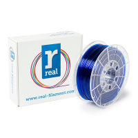 REAL filament PETG azul transparente | 2,85 mm | 1kg  DFE02004