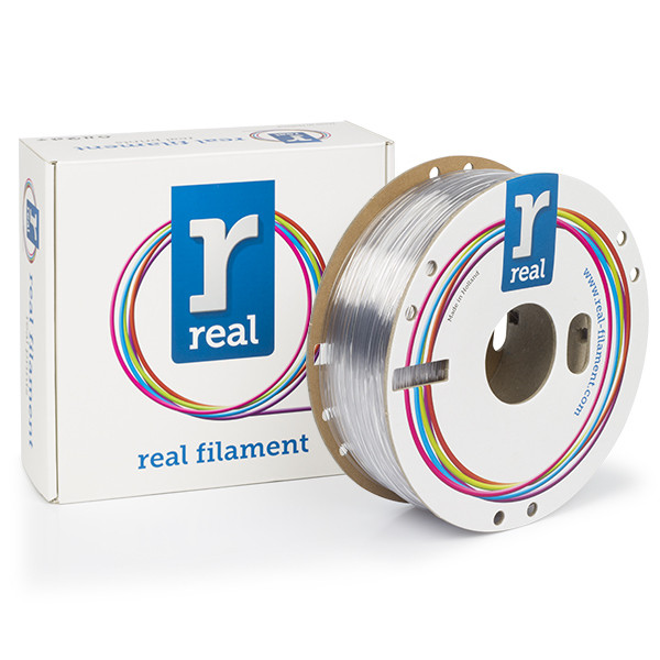 REAL filamento PETG transparente | 1,75 mm | 1 kg  DFP02217 - 1