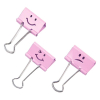 Rapesco Emoji Pinzas sujetapapeles de 19 mm rosa | 20 unidades 226804 - 1