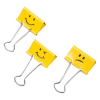 Rapesco Emoji Pinzas sujetapapeles de 32 mm amarillas | 20 unidades 226809 - 1