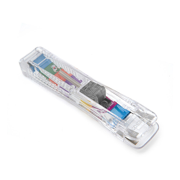 Rapesco Supaclip 40 Dispensador transparente con 25 clips de colores surtidos 202085 - 2