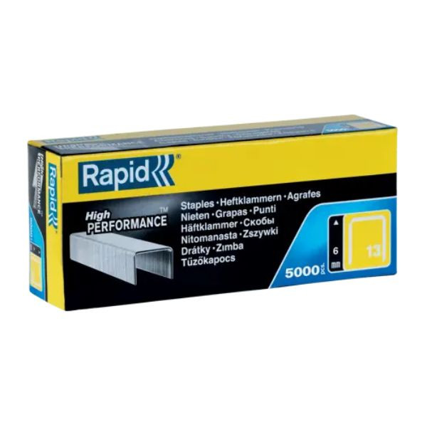 Rapid 11830700 grapas finas galvanizadas 13/6 mm - 5000 unidades 426984 - 1