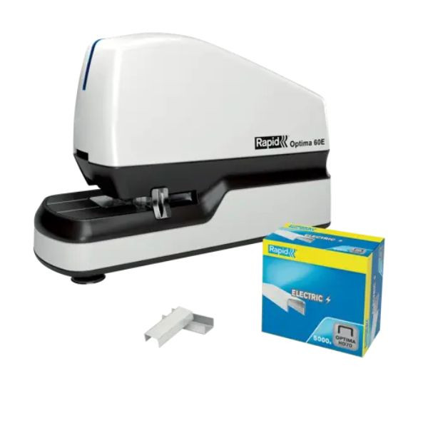 Rapid 2102355 60E grapadora eléctrica sin contacto blanco SE001260 - 1