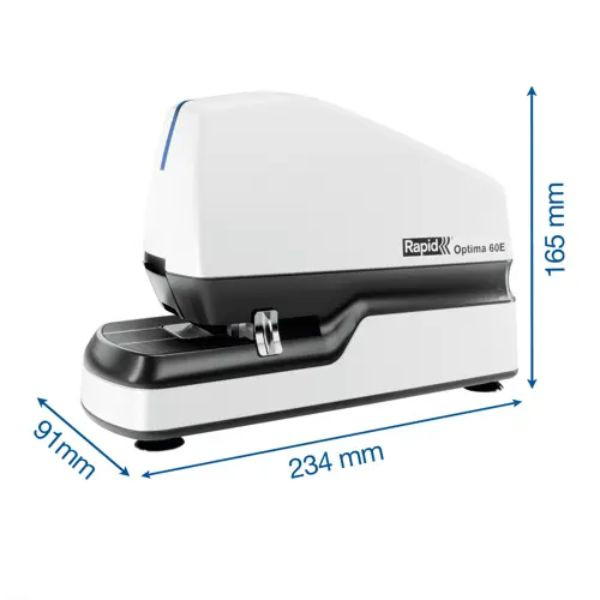 Rapid 2102355 60E grapadora eléctrica sin contacto blanco SE001260 - 3