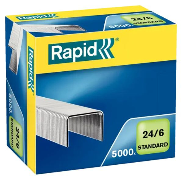 Rapid 24859800 grapas strong 24/6mm - 5000 unidades 427044 - 1