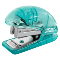Rapid F4 mini grapadora azul 427112