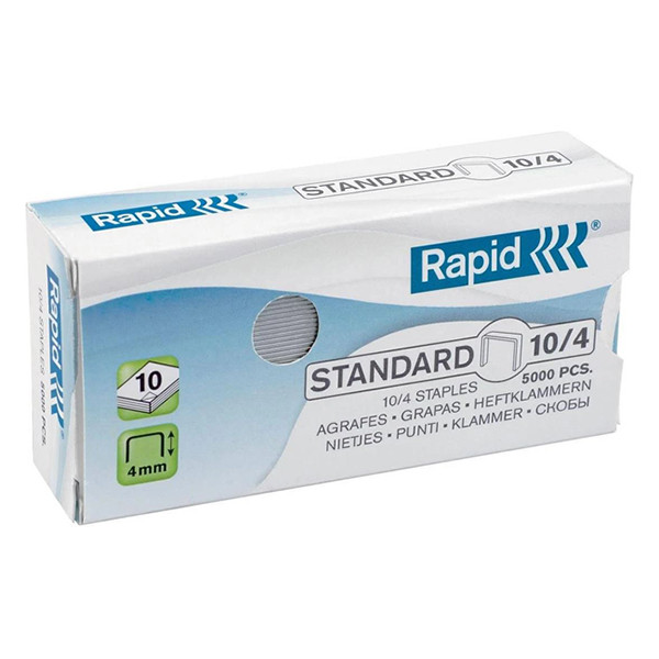 Grapas Rapid 10/4 galvanizadas (5000 unidades)