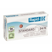Rapid Grapas estándar cobreadas (24/6) - 1000 unidades