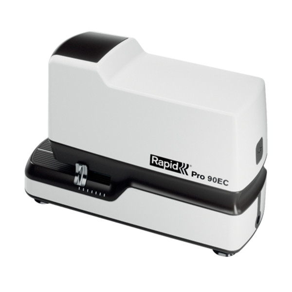 Rapid Pro grapadora eléctrica sin contacto 90EC blanca/negra (30 hojas) 205872 - 3