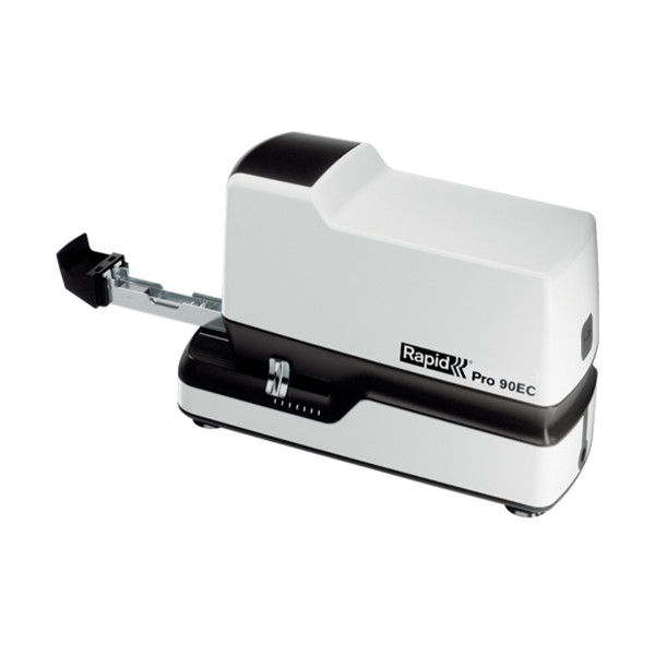 Rapid Pro grapadora eléctrica sin contacto 90EC blanca/negra (30 hojas) 205872 - 4