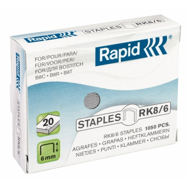 Rapid grapas estándar RK8 (B8) (1050 grapas) 24873600 202037 - 1