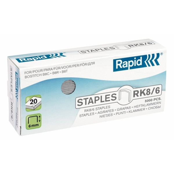 Rapid grapas estándar RK8 (B8) (5000 grapas) 24873700 202038 - 1