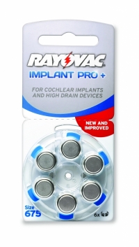 Rayovac Implant pro+ H675 pilas para implantes cocleares 30 unidades  204809