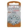 Rayovac extra advanced 312 pilas para audífonos marrones 6 unidades 204802 - 1