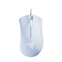 Razer DeathAdder Essential Ratón para juegos con cable blanco 828886