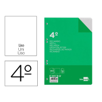 Recambio Papel Archivador | A5 | liso | 60 gramos | 100h 426904