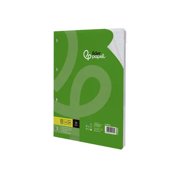 Recambio Papel Archivador | Folio | Cuadrículas 4 x 4 | 75 gramos | 80h 426901 - 2